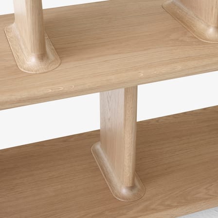 Étagère Archivo JH45 by Jaime Hayon bois naturel / L 140 x H 168 cm - &tradition