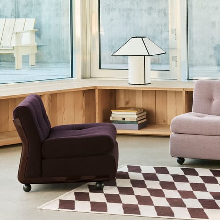 Fauteuil rembourré Amanta / Réédition 1966, Mario Bellini - Hay
