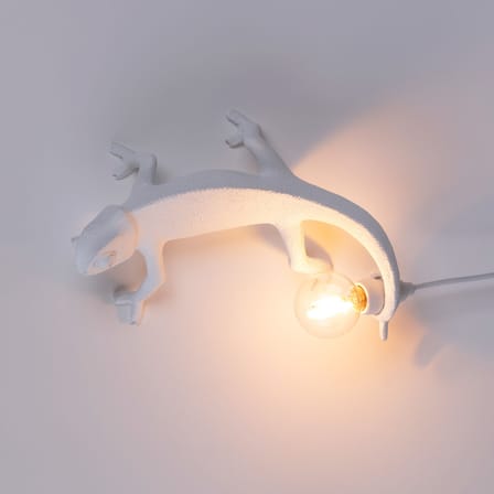 Lampe de table Chameleon Going Up / Applique - Résine / Câble USB - Seletti