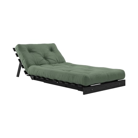 Fauteuil convertible Roots / Dormeuse & lit d'appoint - 3 positions / Structure noire - KARUP DESIGN