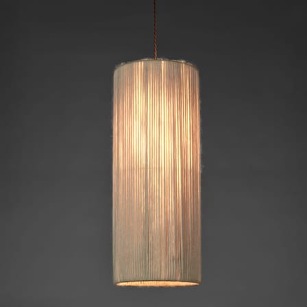 Heritage Large Pendant textile beige / Ø 30.5 x H 78.5 - Serax