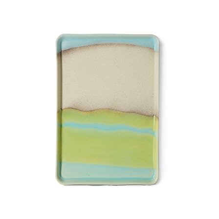 Piatto di portata 70s ceramics ceramica multicolore / Piano/vassoio - 22,5 x 33 cm - HK LIVING