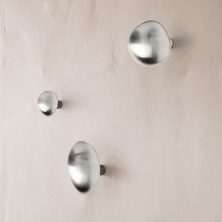 Patère Lemon métal argent / Poignée - Ferm Living