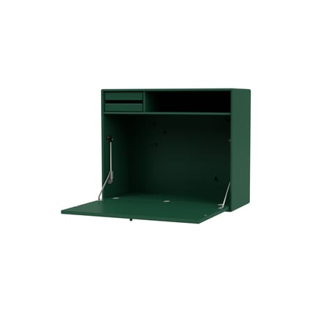 Secrétaire mural Studio bois vert / L 69,6 x H 58,2 cm - MONTANA