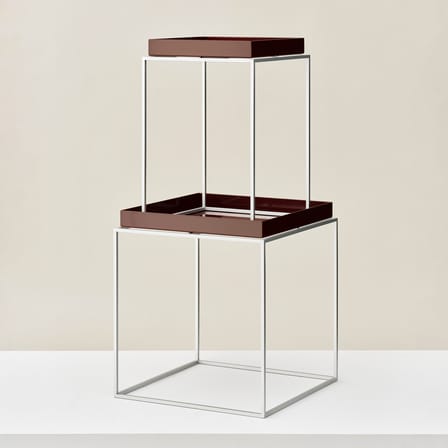 Table d'appoint Tray Silicon / 40 x 40 x H 44 cm - Hay