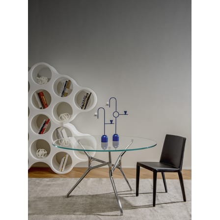 Tavolo rotondo Branch vetro trasparente / Jakob Wagner, 2012 - Ø 130 cm - Vetro - Cappellini