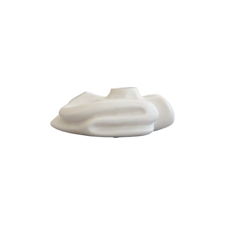 Vase Wabi Fat céramique blanc / 57 x 40 x H 23 cm - 101 COPENHAGEN