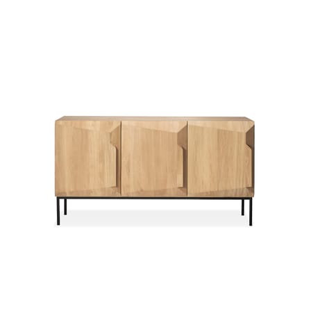 Buffet Stairs bois naturel / Chêne massif - L 150 cm / 3 portes - Ethnicraft