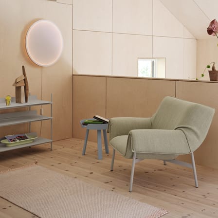 Centre de table Mere céramique vert / Plat - 51,5 x 21,5 cm - Muuto