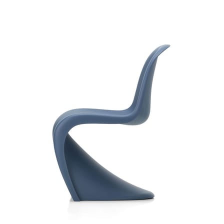 Chaise enfant Panton Junior plastique bleu / By Verner Panton, 1959 - Vitra
