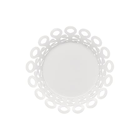 Corbeille Vimini métal blanc Small / Ø 22 cm - Alessi