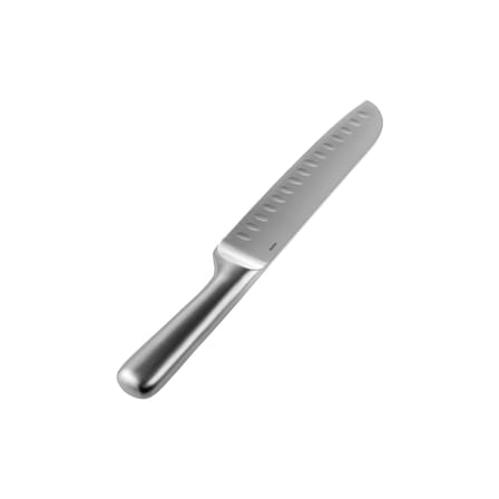 Couteau Santoku Mami métal / Grand - L 32 cm - Alessi