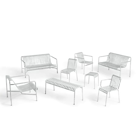 Fauteuil empilable Palissade gris métal / Bouroullec, 2016 - Hay