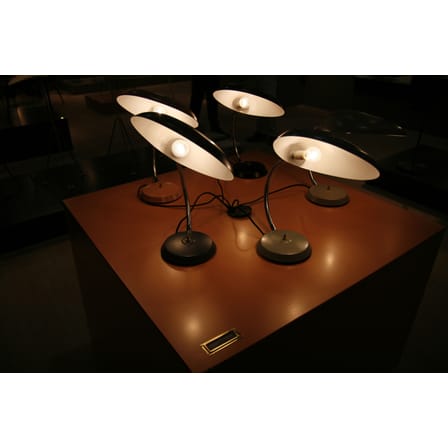 Lampe de table Cobra métal noir / Grossman - Réédition 1949 - Gubi