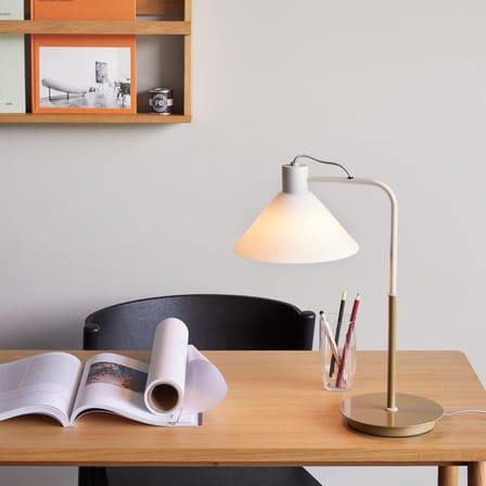 Lampe de table Spot verre beige - HÜBSCH