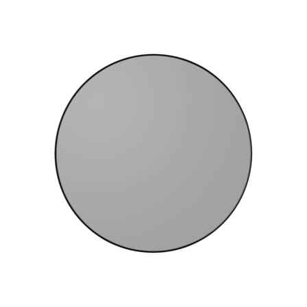 Miroir mural Circum XS bois noir gris / Ø 50 cm - AYTM