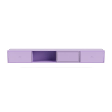 Mobile TV sospeso Octave VII legno viola / L 183,6 x P 30 x H 24 cm - MONTANA