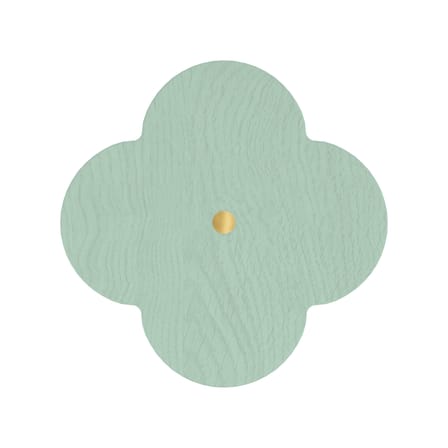 Patère Andrée bois vert Large / Ø 10 cm - Hartô