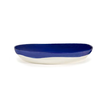 Plat de service Feast céramique bleu Medium / Ø 36 x H 6 cm - Serax
