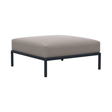 Pouf d'extérieur Level tissu beige / 81 x 81 cm - Houe