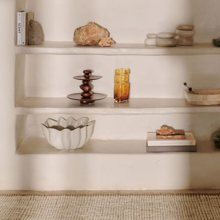 Saladier Nium Large céramique blanc / Ø 36 x H 18 cm - Ferm Living