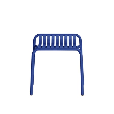 Sgabello Week-End metallo blu / Alluminio - Petite Friture