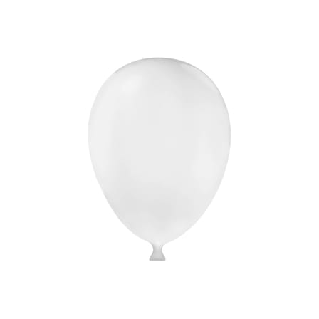 Suspension Ballon plastique blanc / Ø 28 x H 40 cm - Slide