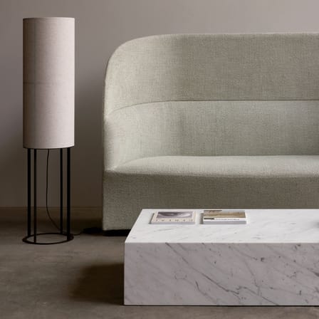Table basse Plinth Grand marbre blanc / Marbre - 137 x 76 cm x H 28 cm - Audo Copenhagen