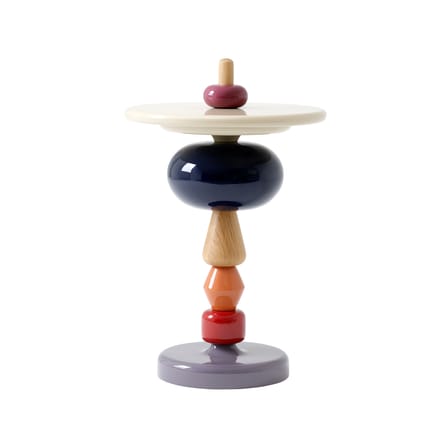 Table d'appoint Shuffle MH1 bois multicolore / Modulable - Ø 45 x H 69 cm - &tradition