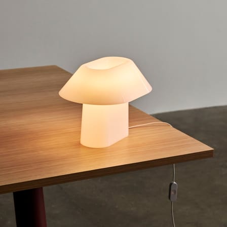 Drome Table lamp plastic material white / W 31.5 x H 22 cm - Hay