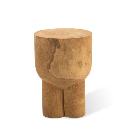 Table d'appoint Pile bois naturel / Table d'appoint - sculpté main - Pols Potten