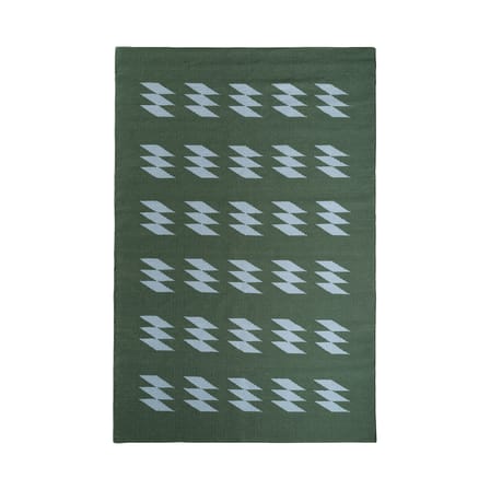 Tapis Rytm vert / 195 x 133 cm - Laine - & klevering