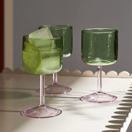Set de 2 verres à vin Tint - Hay