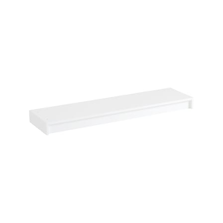 Accessorio  legno bianco / Supporto L 131 x P 35 x H 10 cm - Per pannelli medium o grandi impilati - Muuto