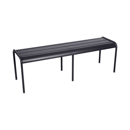 Banc Luxembourg métal gris 3/4 places / L 145 cm - Aluminium - Fermob