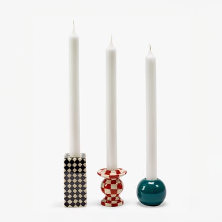 Set de 3 bougeoirs Chessboar - Serax