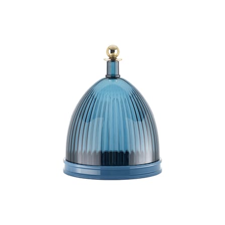 Centre de table La Coupole bleu / Ø 24 cm x H 30,5 cm - Kartell