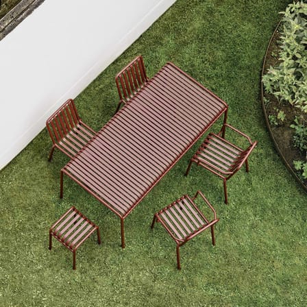 Chaise empilable Palissade métal rouge / Bouroullec, 2016 - Hay