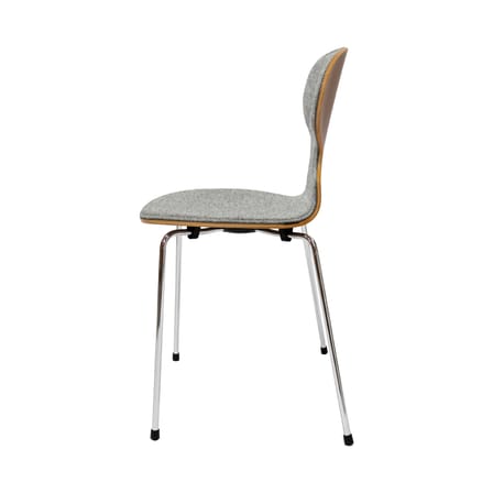 Chaise rembourrée Fourmi tissu gris / Empilable - Arne Jacobsen, 1952 - Fritz Hansen