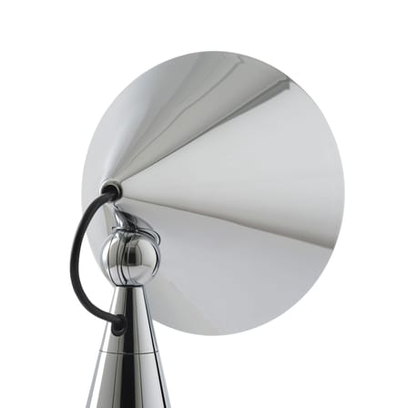 Lampada senza fili ricaricabile Pose LED materiale plastico argento / Orientabile - Tom Dixon