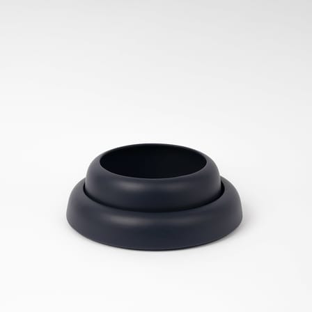 Coupe Omar 02 / Plat - Large / Ø 30,8 x H 6,3 cm - Fait main - raawii