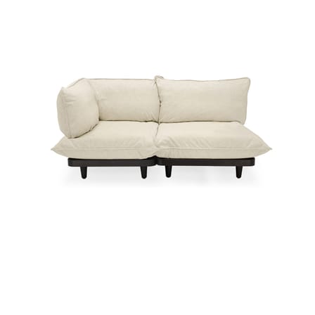 Canapé de jardin 2 places Paletti set / Accoudoir gauche - L 190 cm - Fatboy