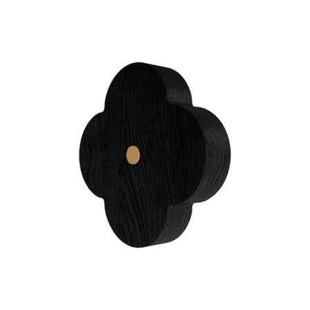 Patère Andrée bois noir Small / Ø 7 cm - Hartô
