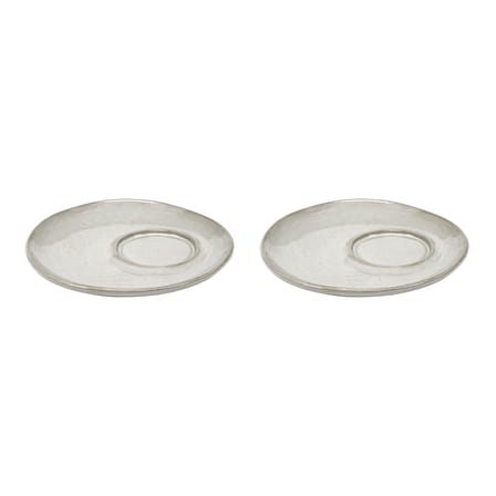 Piattino sottotazza pour tasse à espresso La Mère ceramica bianco / Set di 2 - Serax