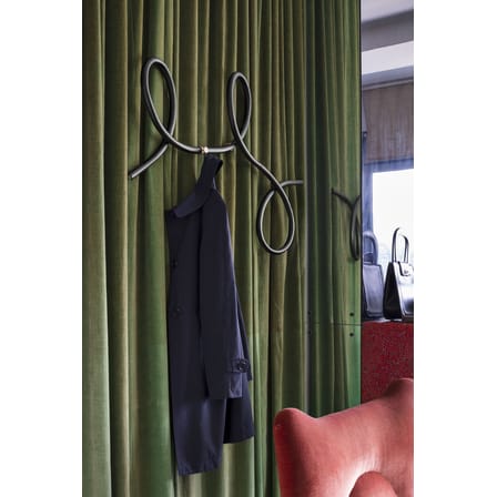 Portemanteau mural Waltz bois noir / Modulable - L 93 x H 54 cm - Wiener GTV Design