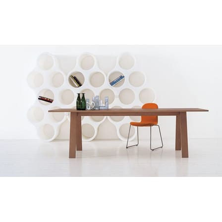 Scaffale Cloud materiale plastico bianco / Cloison - Bouroullec, 2004 - L 187,5 x P 44 x H 104 cm - Cappellini