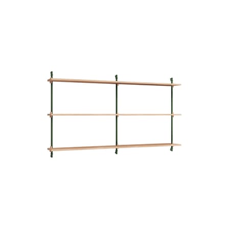 Wall Shelving – ws.85.2 Shelf natural wood / W 162 x H 85 cm x D 17.5 cm - MOEBE