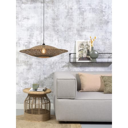 Sospensione Bali Large legno naturale / Bambù - Ø 87 cm - GOOD&MOJO