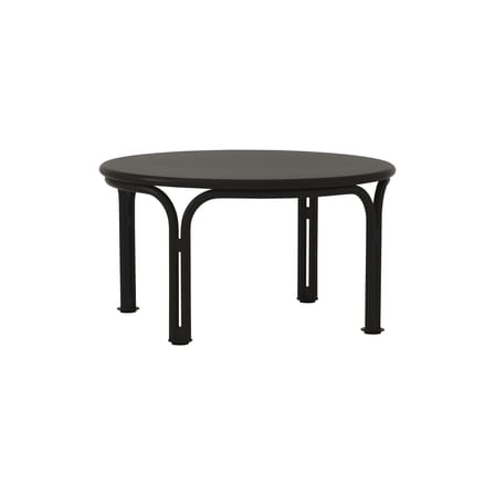 Table basse Thorvald SC108 métal noir / Ø 70 x H 37 cm - &tradition