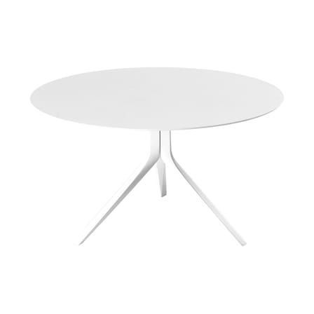 Table ronde Oops I did it again plastique blanc / Ø 120 cm - Laminé - Kristalia
